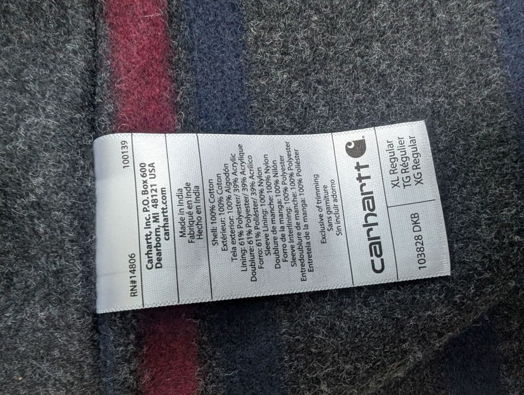 Carhartt デトロイトジャケット XL ブラウン