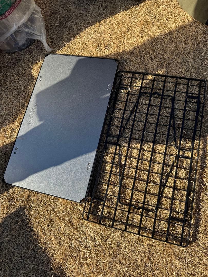 ユニフレームフィールドラック2枚 ステンレス天板1枚