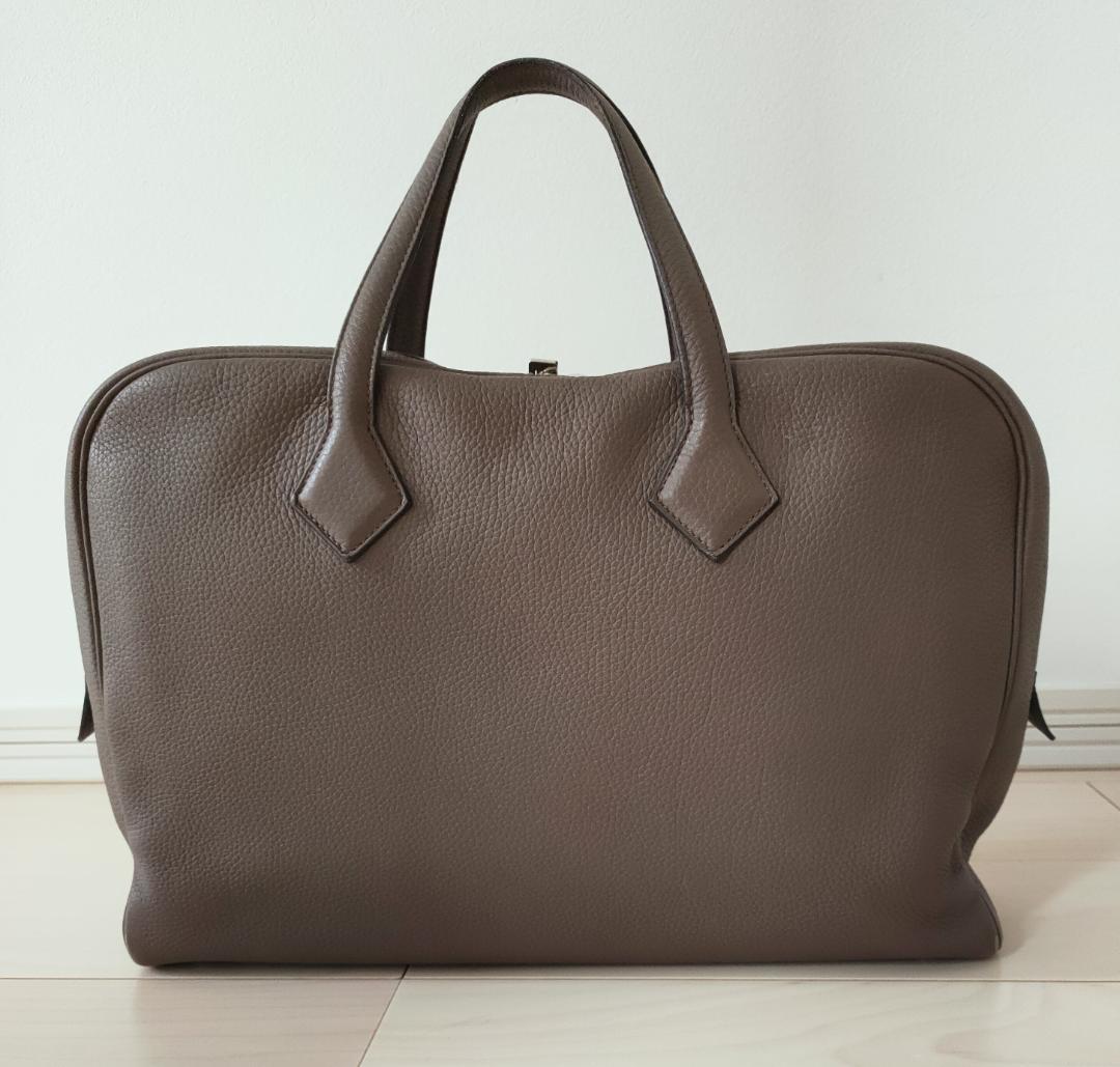 エルメス Hermes ヴィクトリア 40 エトゥープ ボストンバッグ 2017