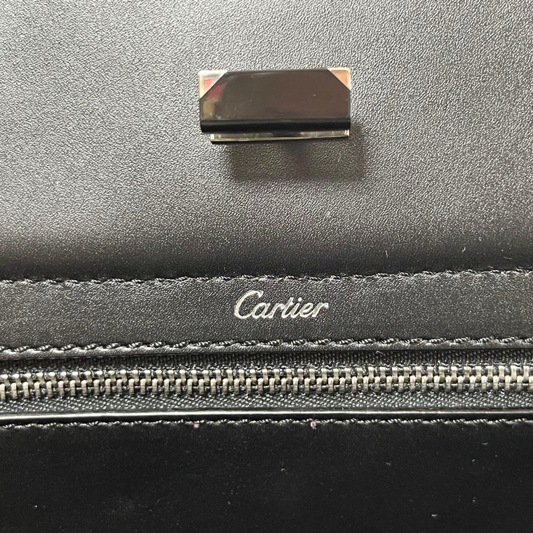 ☆超美品☆ カルティエ ジャンヌトゥーサン レザー製 2WAY ハンドバッグ