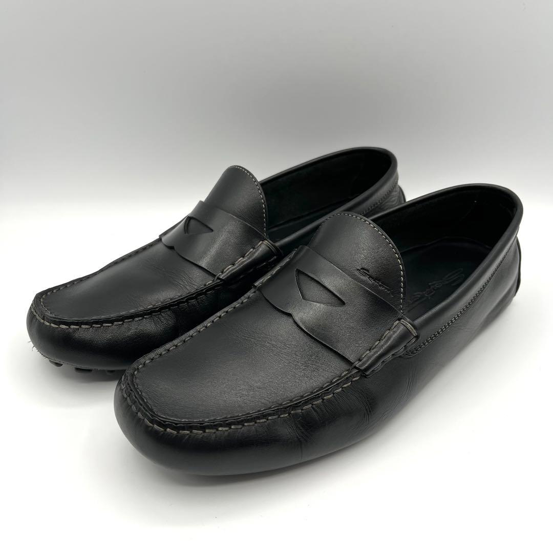 Santoniサントーニ ドライビングシューズ ローファー 25.5cm