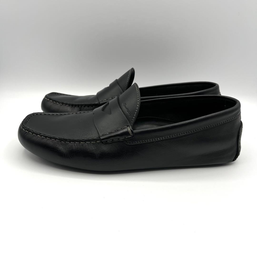 Santoniサントーニ ドライビングシューズ ローファー 25.5cm