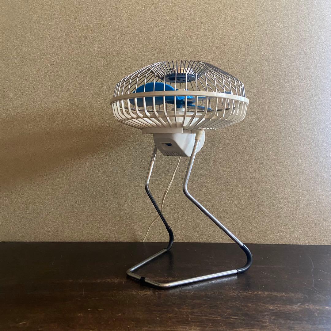 昭和レトロ　卓上扇風機　ナショナル　サーキュレーター　ミニ扇風機　箱、取説付き