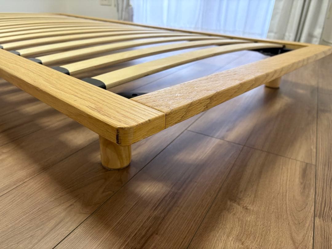 無印用品 ベッドフレームシングル オーク材