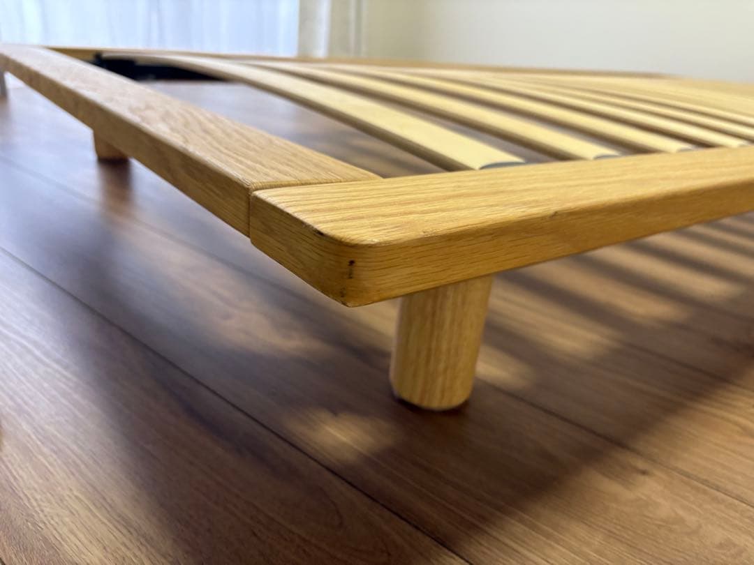 無印用品 ベッドフレームシングル オーク材