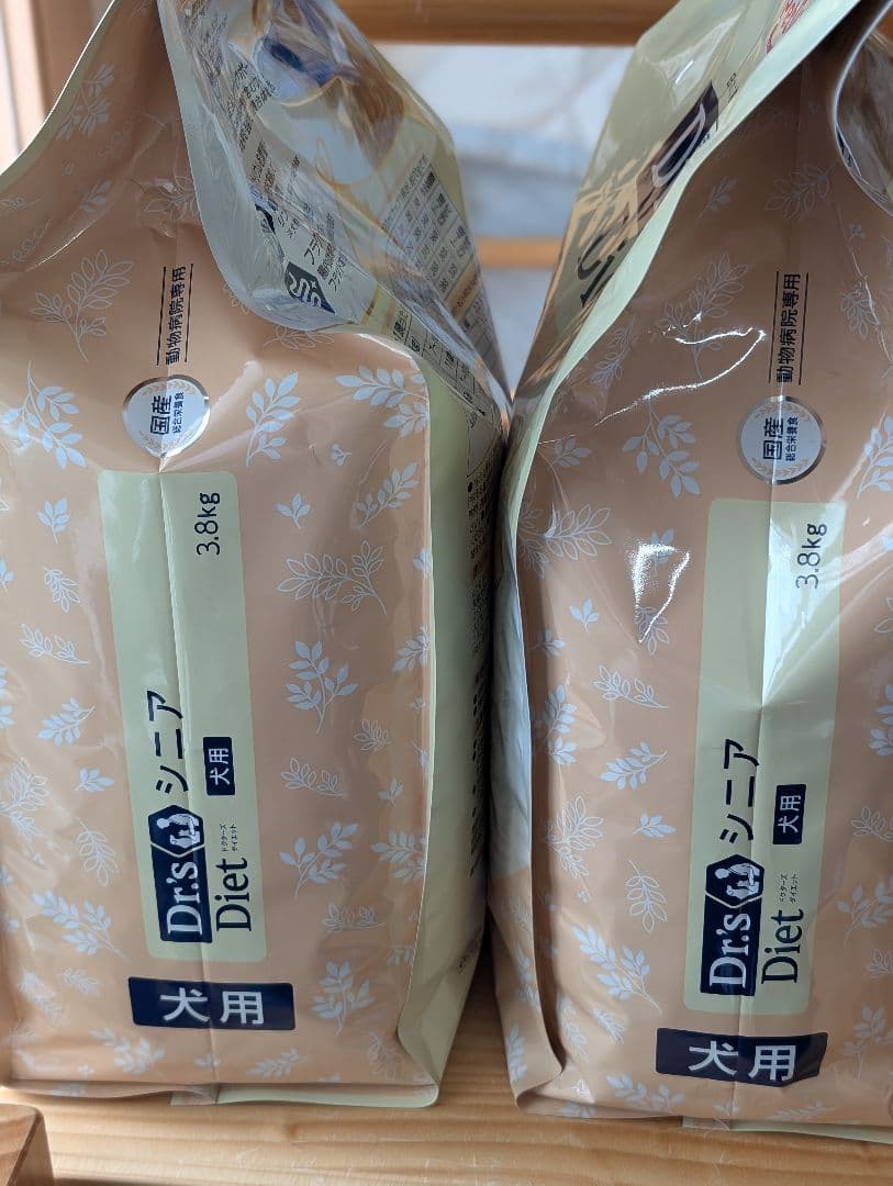 【新品】ドクターズダイエット シニア犬用 3.8kg×4袋