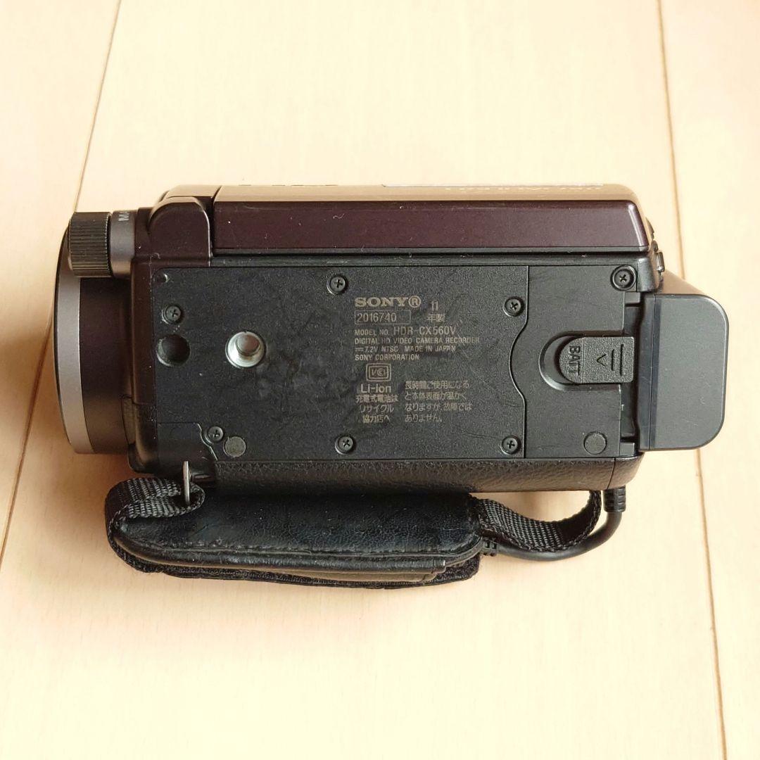 【美品】SONY HDR-CX560V ハンディカム ビデオカメラ ブラック
