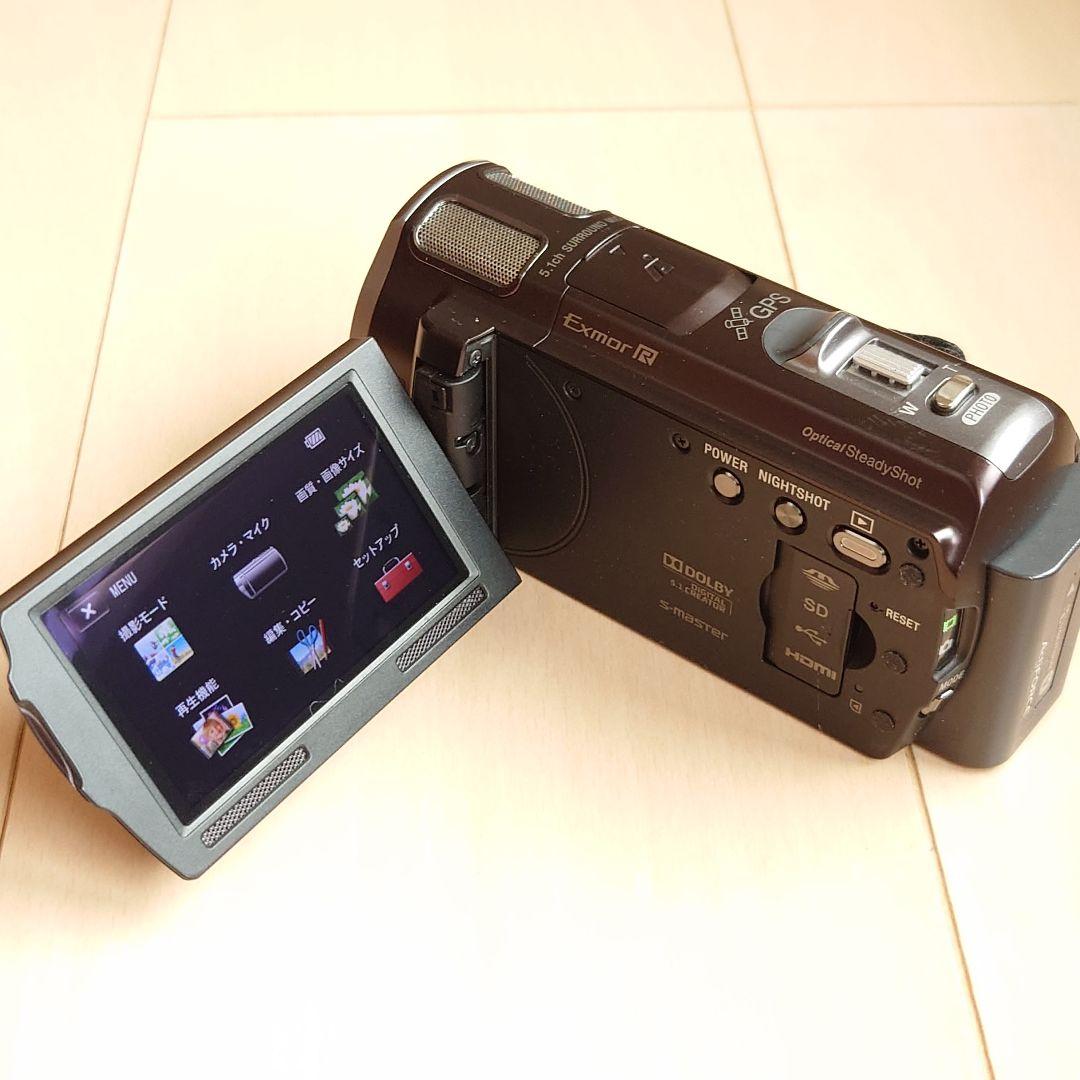 【美品】SONY HDR-CX560V ハンディカム ビデオカメラ ブラック
