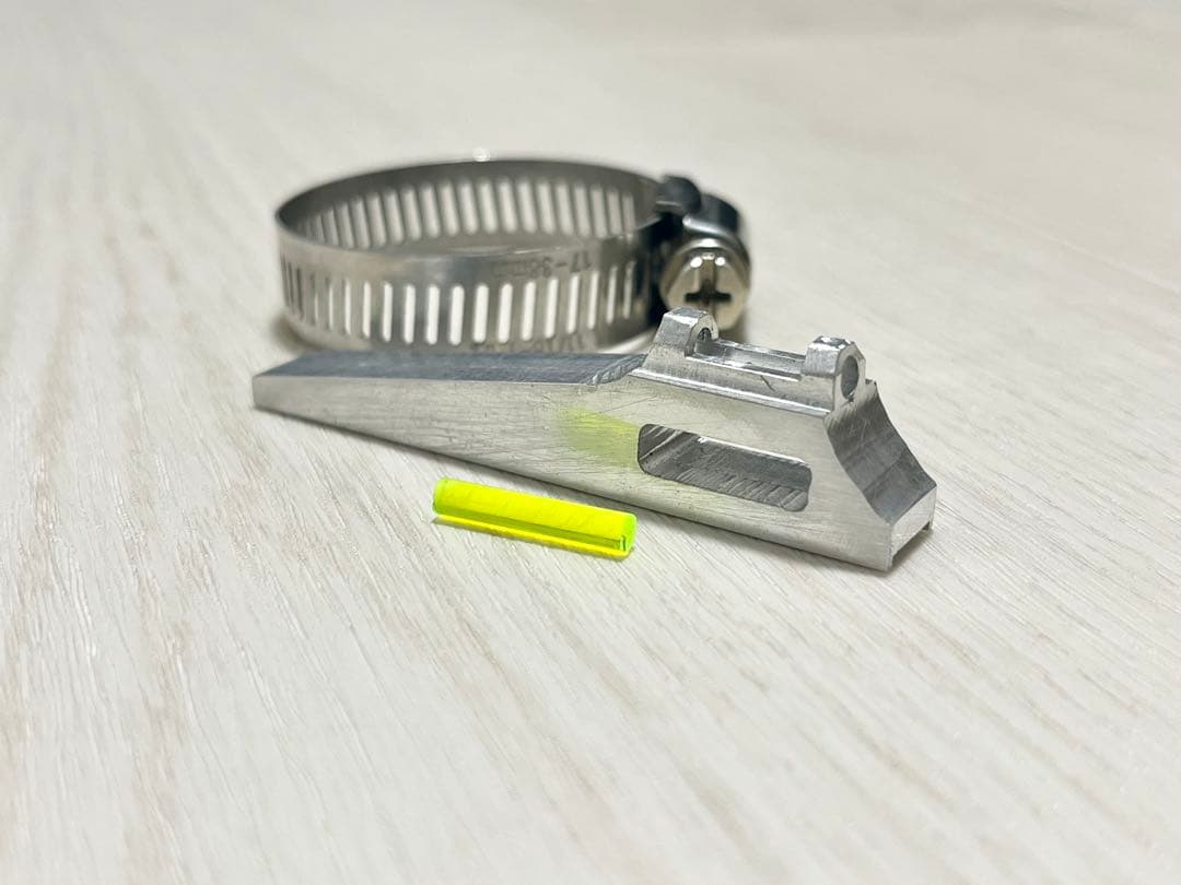 ジュラルミン削り出し　フロントサイト