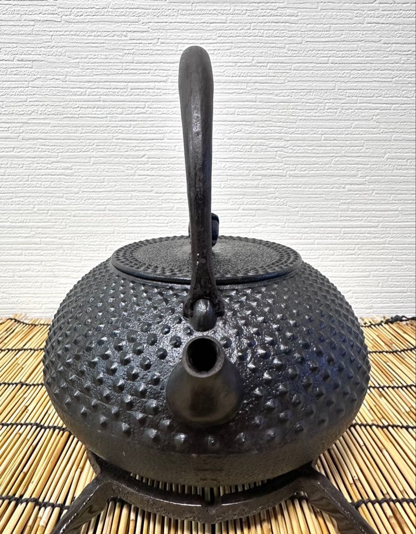 未使用品 南部成龍堂鋳造所 斎峰 及川光正造 大アラレ 南部