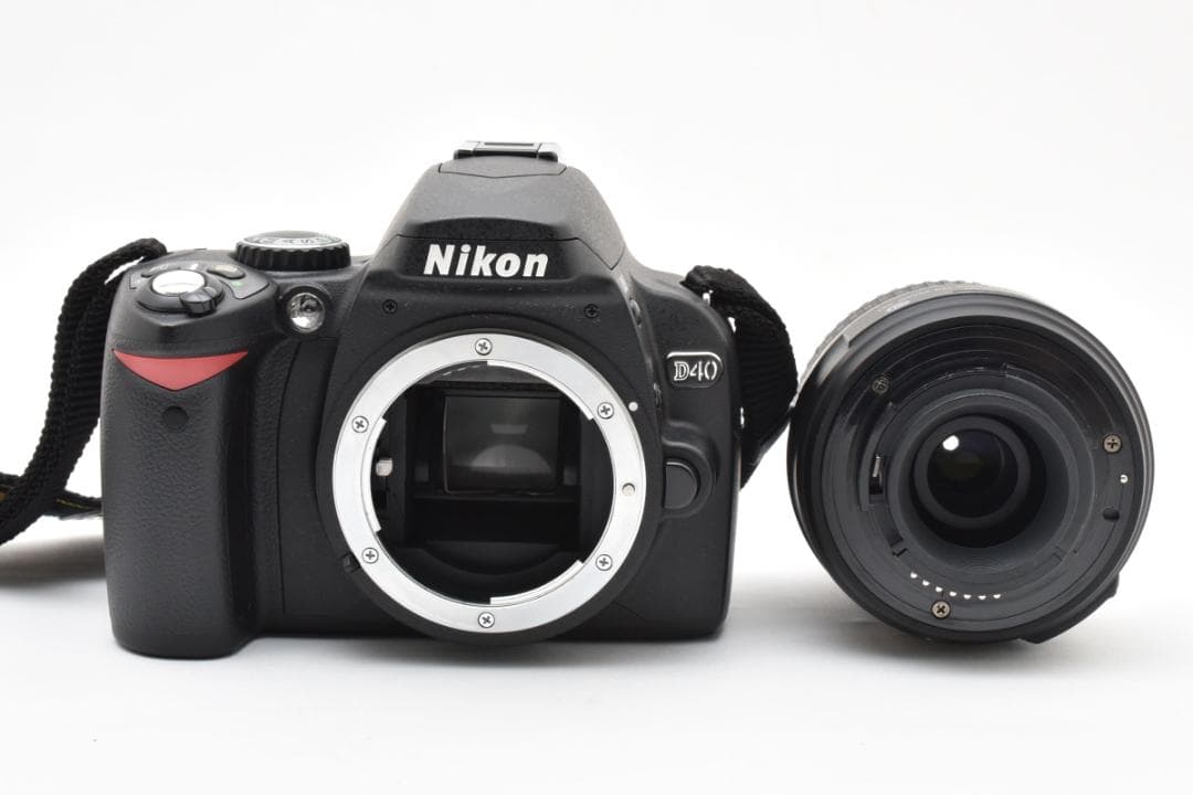 新品級 ニコン D40 18-55 f3.5-5.6 ショット1835 H028