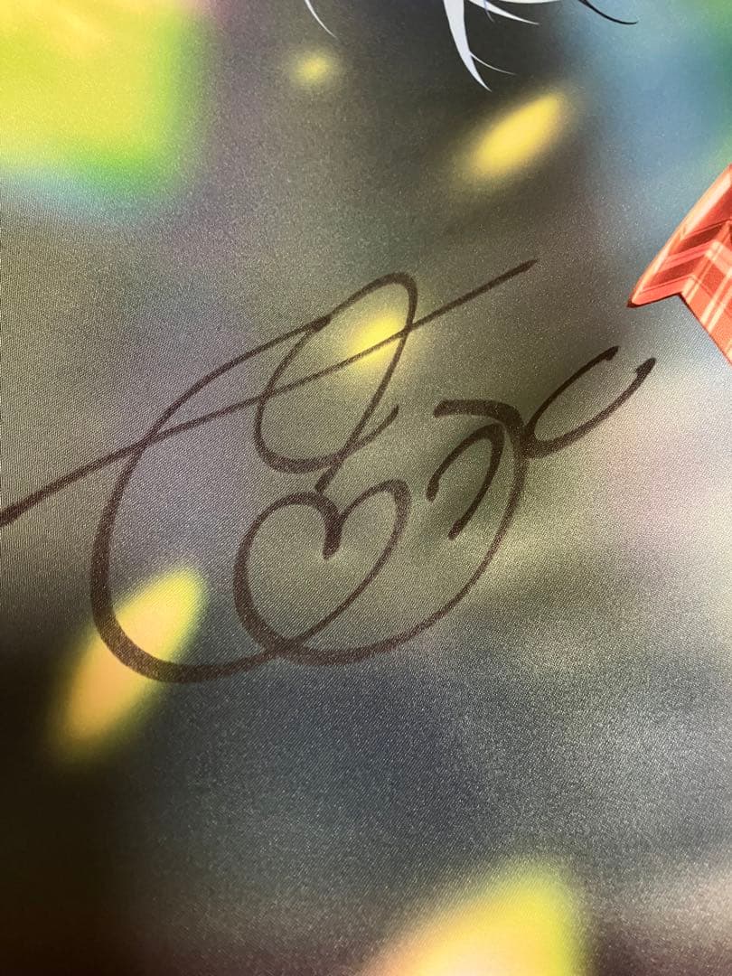 直筆サイン入り】ピロ水(アマカノ) はにかみ彼女　水澄華実 B2タペストリー