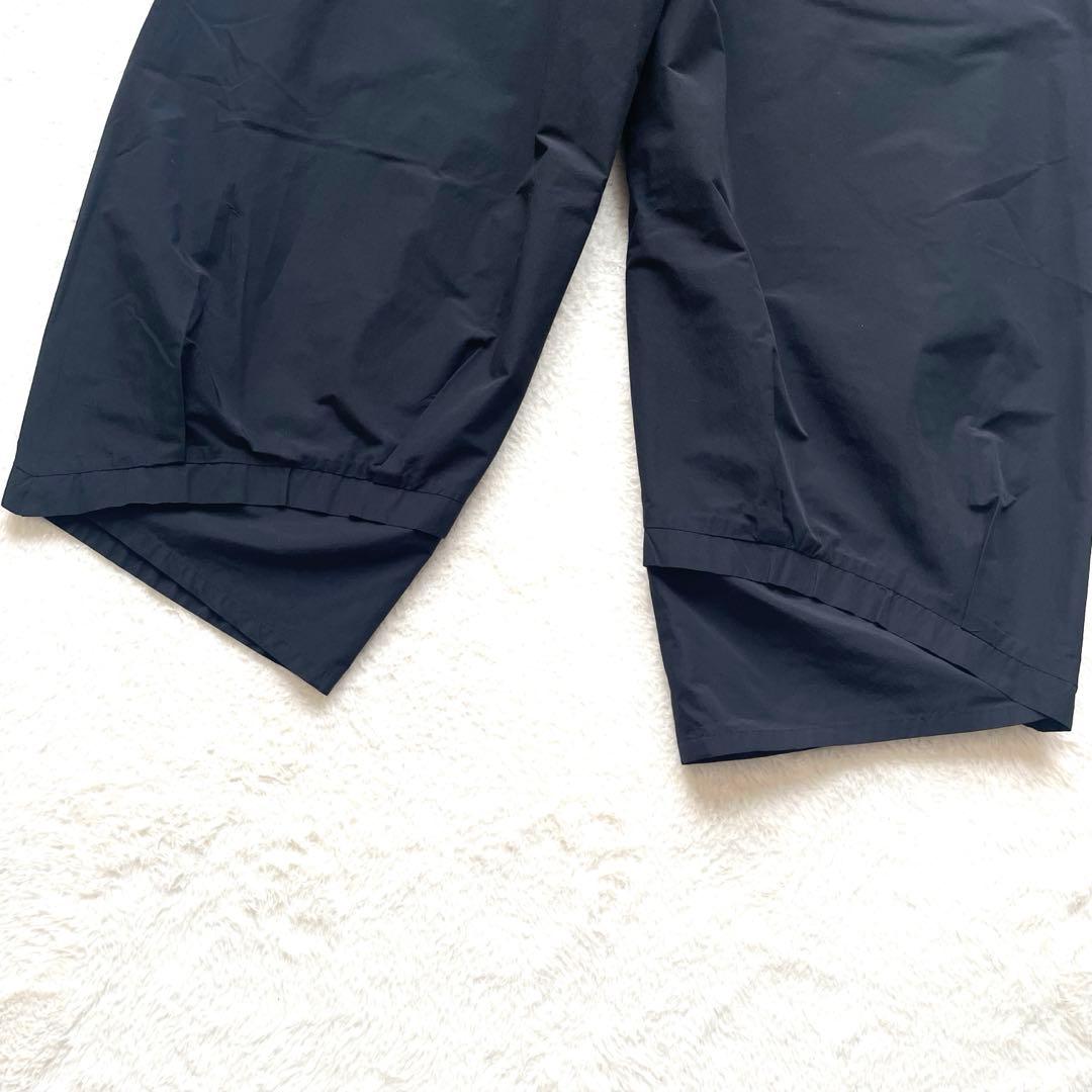 慈雨 センソユニコ 変形 バルーン ワイド パンツ 黒 40