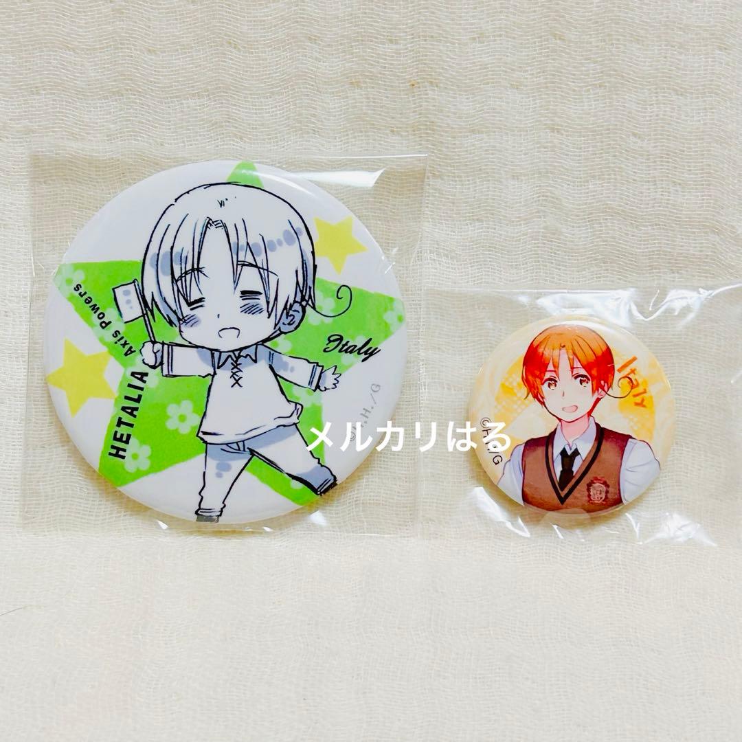 ヘタリア イタリア 缶バッジ セット ヘタリア 缶バッジ3個セット