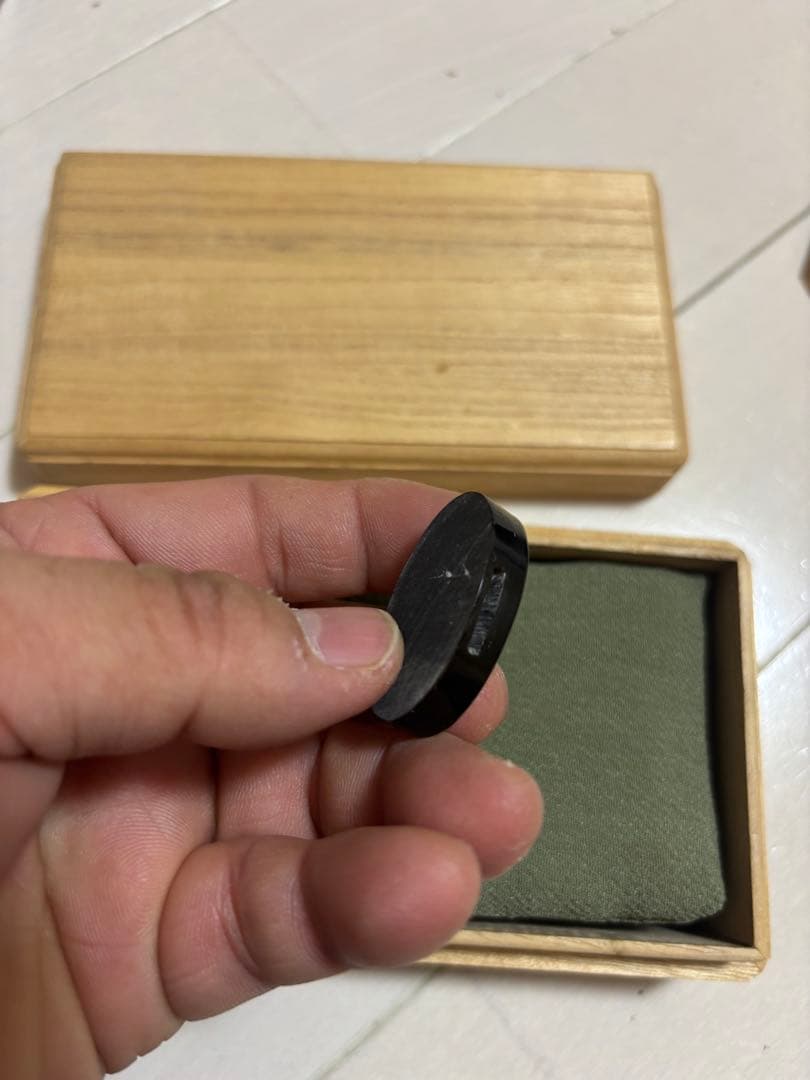 B5666【アンティーク】刀装具　銘花華