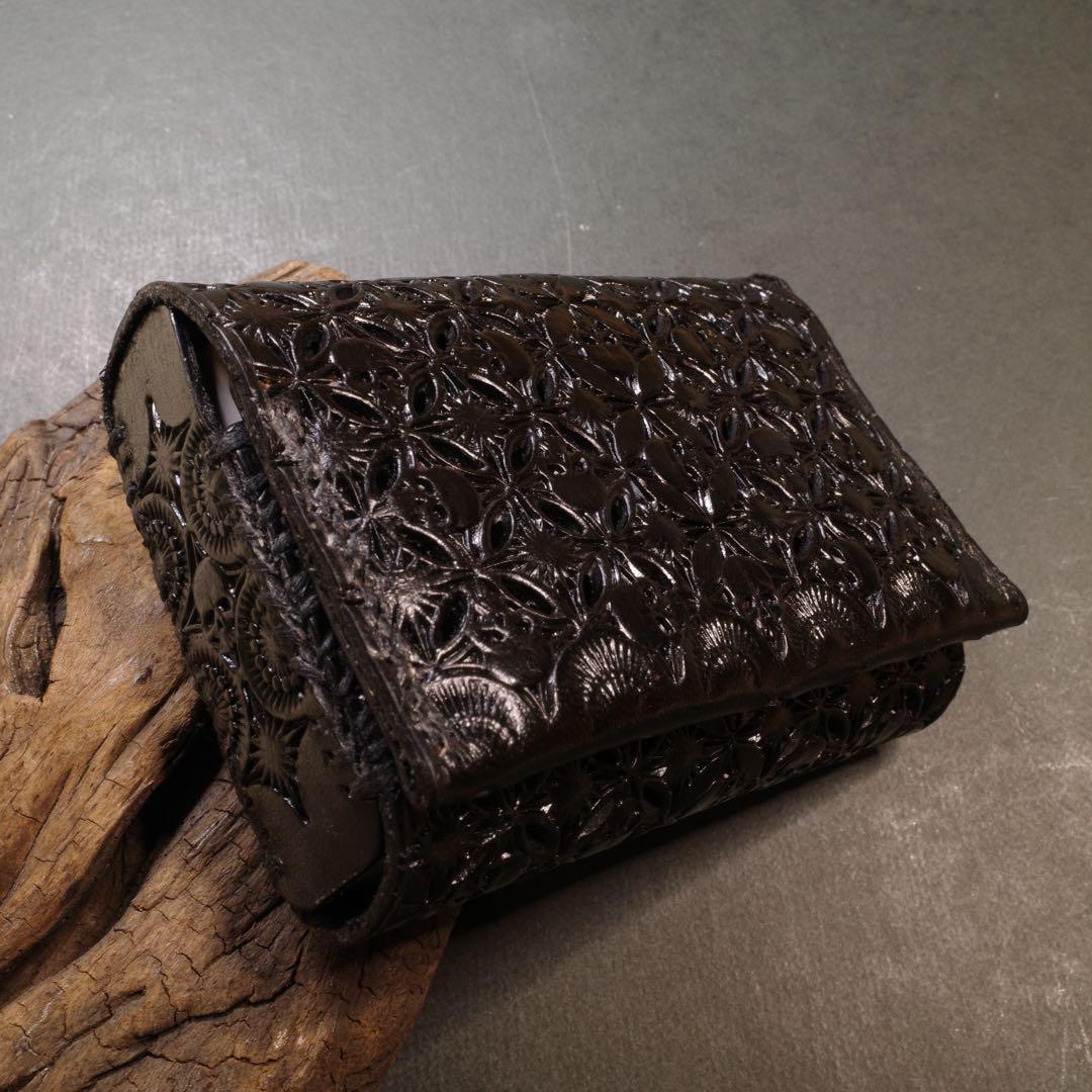 リルハイブリッド3.0 本革製ケース 3個&ステックケース１個セット 髑髏混