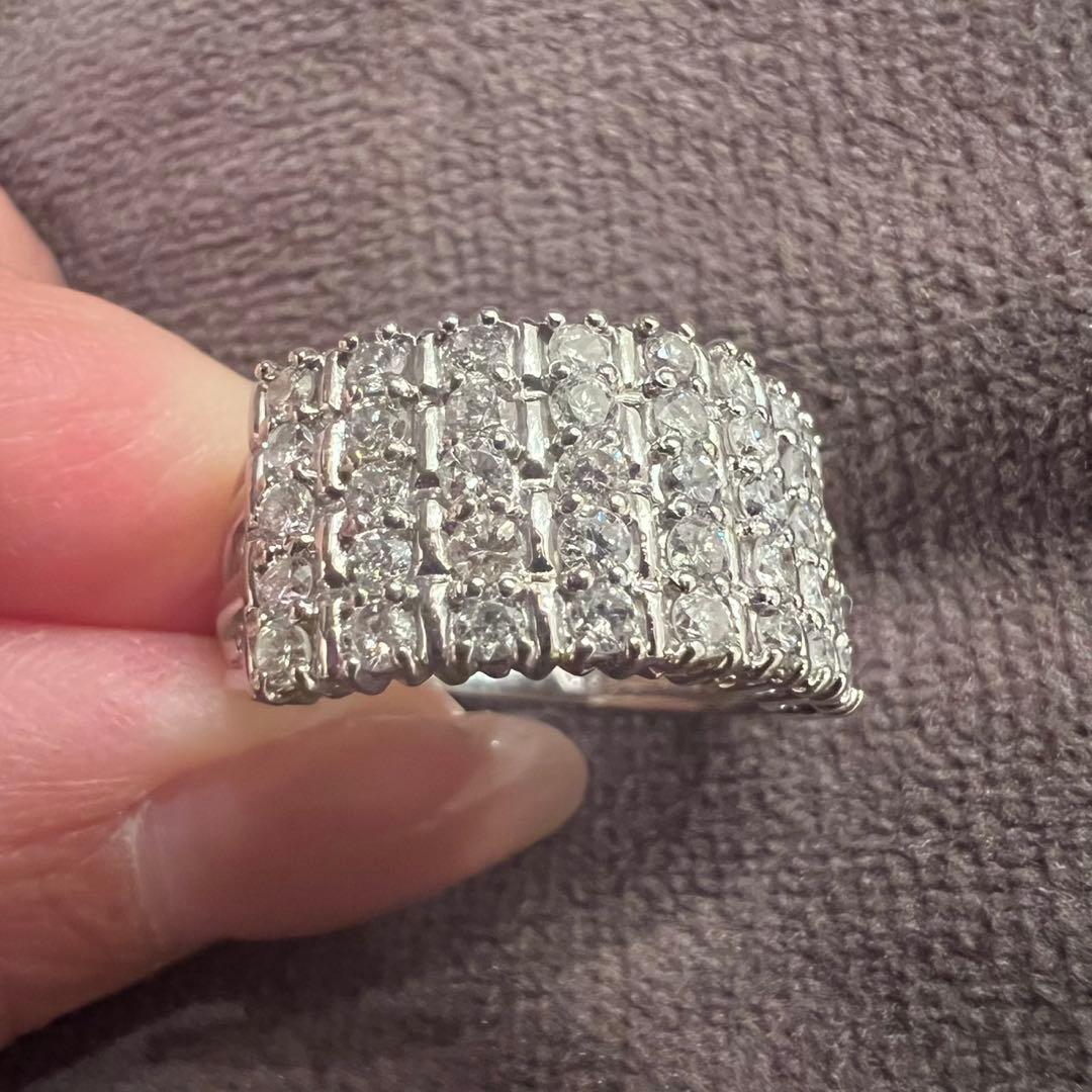 ⭕️最終価格⭕️pt900 ダイヤモンドリング 9.5号