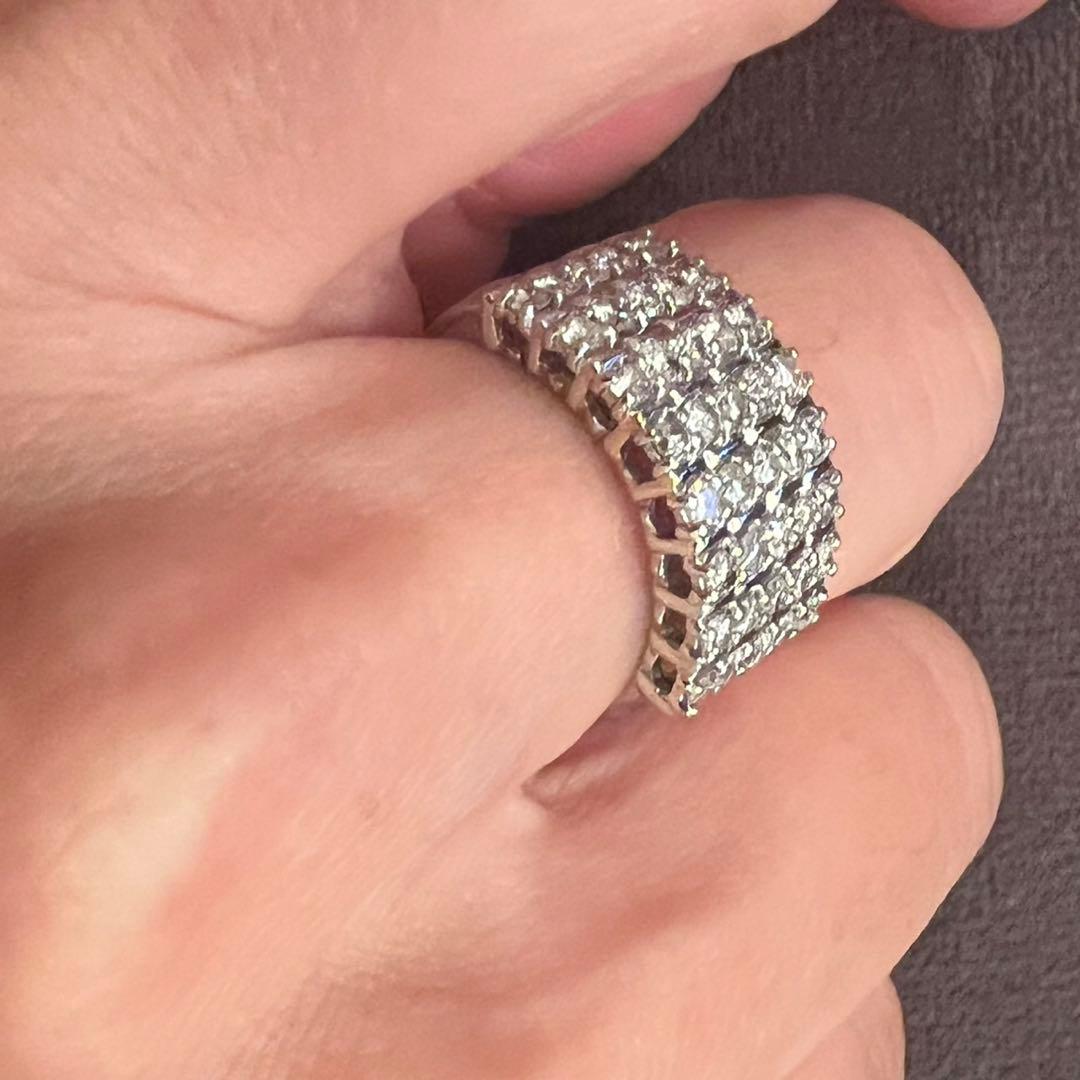 ⭕️最終価格⭕️pt900 ダイヤモンドリング 9.5号