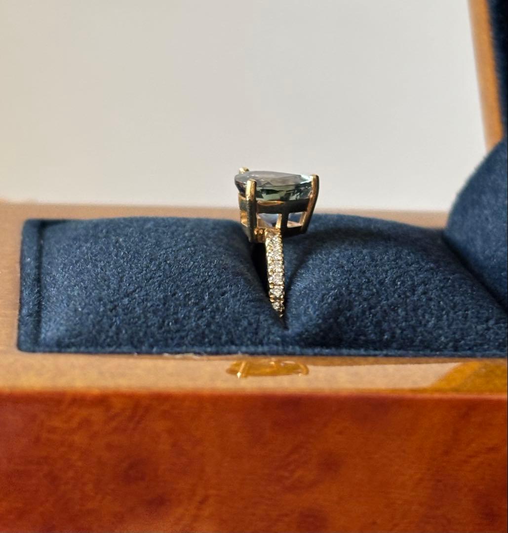 quarant’otto リング K18 ファンシーカラータンザナイト　ダイヤ