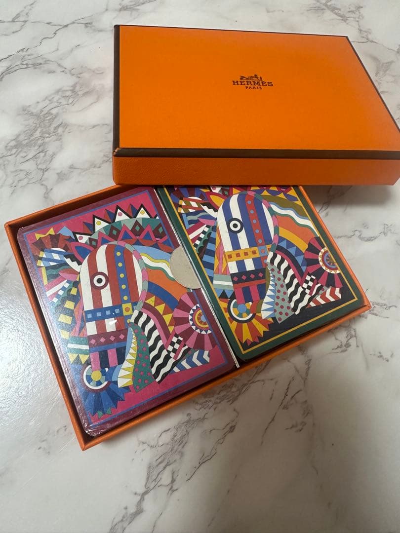HERMES 馬のイラスト トランプセット