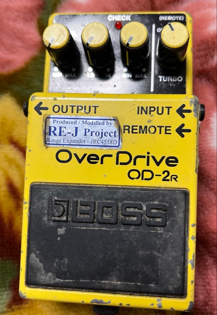 ギター RE-J Project BOSS OD-2r mod ギター RE-J Project BOSS OD-2r mod ギター BOSS OD-2R re-j mod ギター