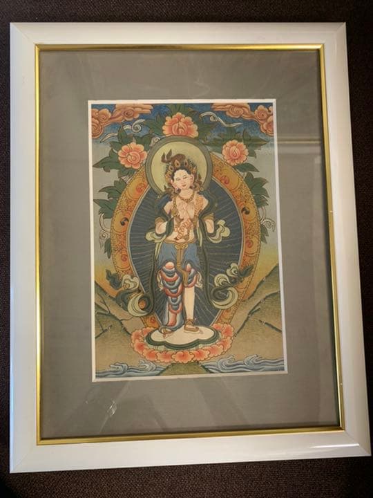 匿名配送/希少】アクリル画/増島 豊治/アート/額