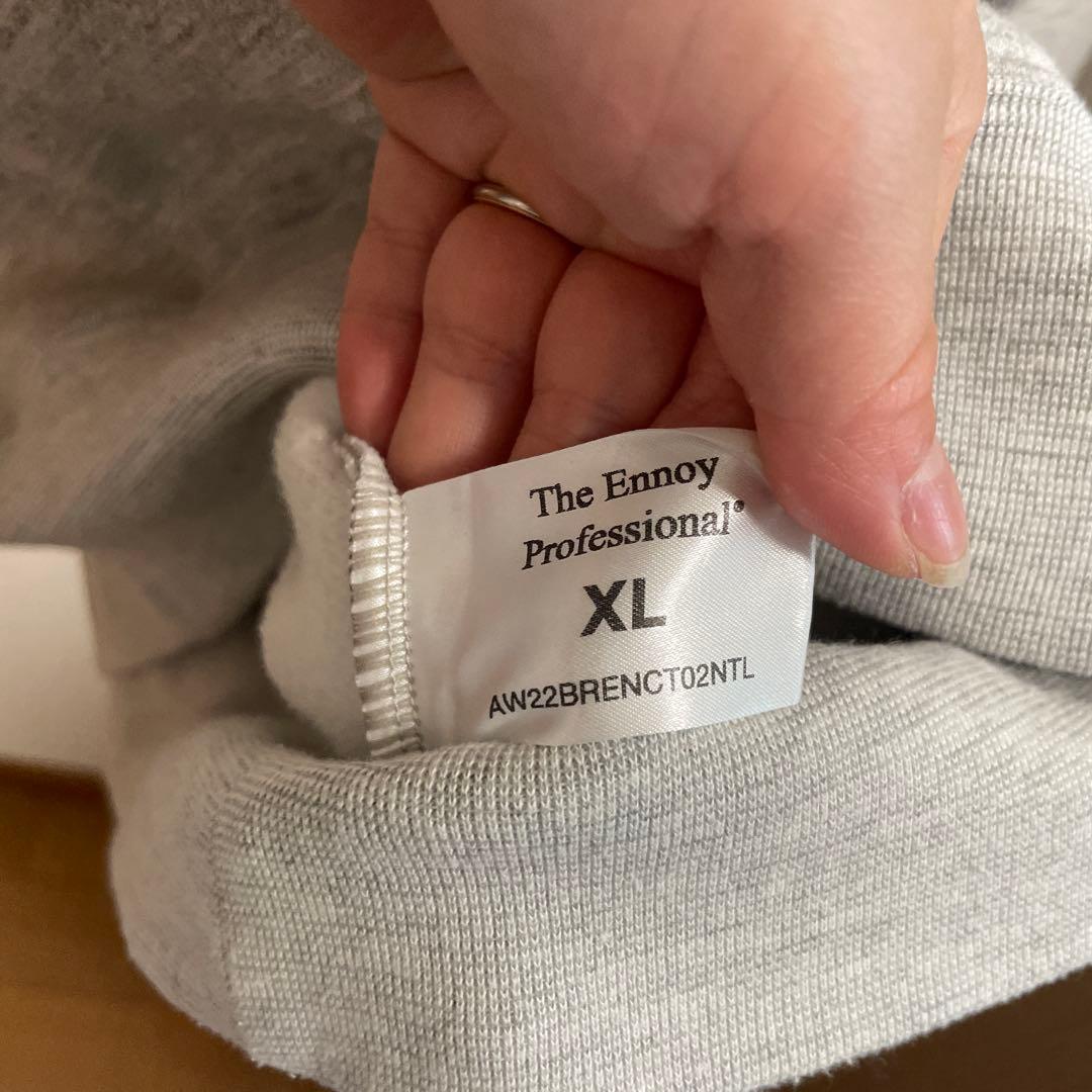 The Ennoy Professional パーカー グレーセットアップ