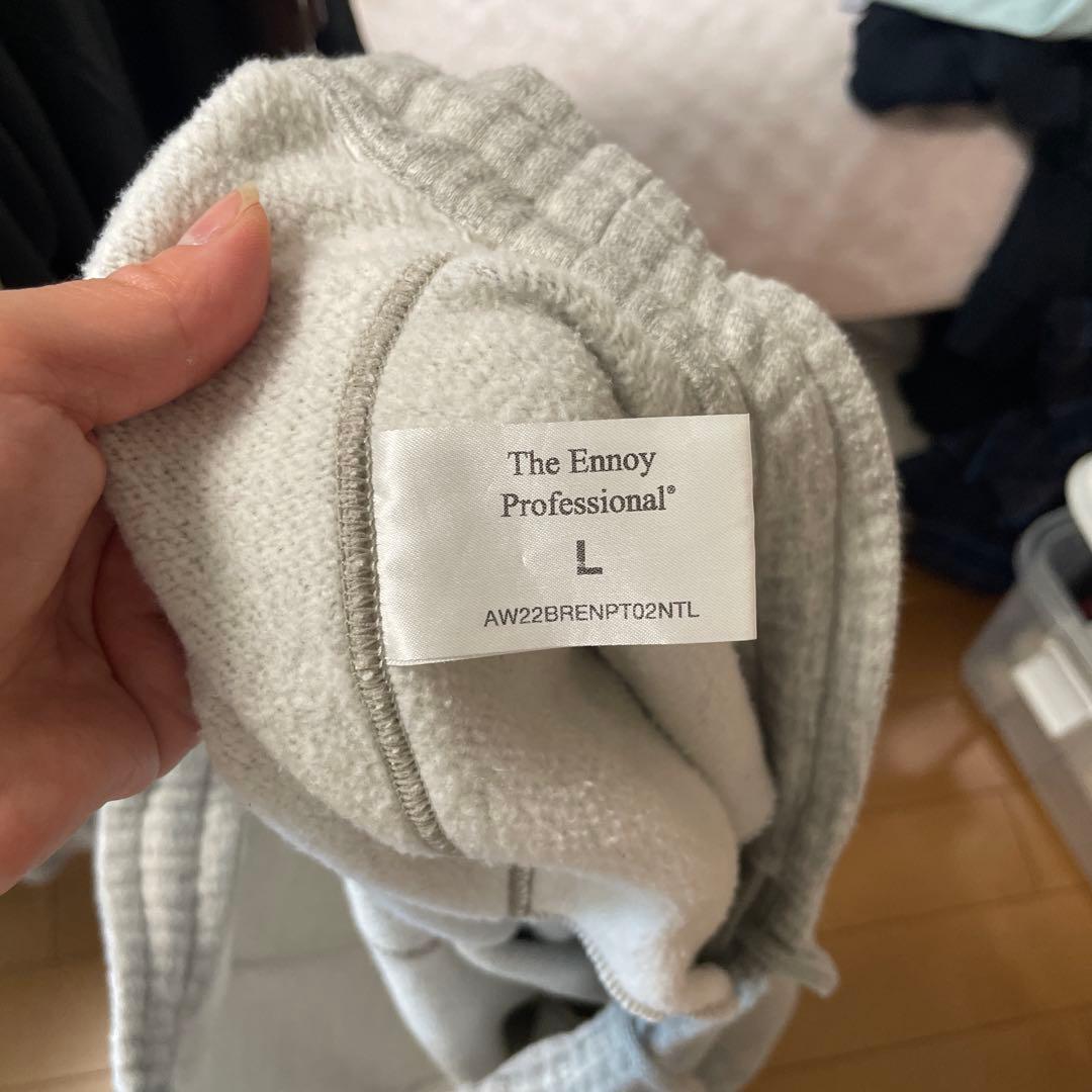 The Ennoy Professional パーカー グレーセットアップ