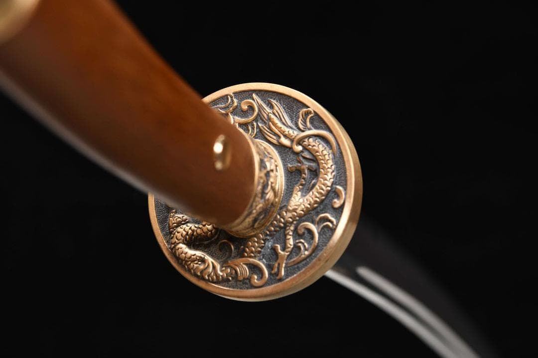 海龍刺繍春刀日本刀 模造刀 居合刀 武士道 武蔵 鑑賞用 手鍛造打