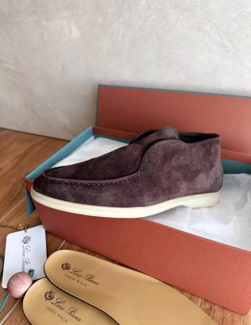 Loro Piana OPEN WALK オープンウォーク アンクルブーツ 41