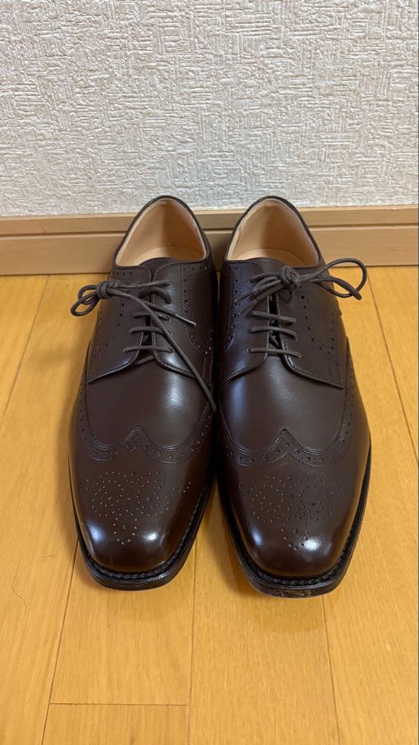 REGAL ダークブラウン ウィングチップシューズ