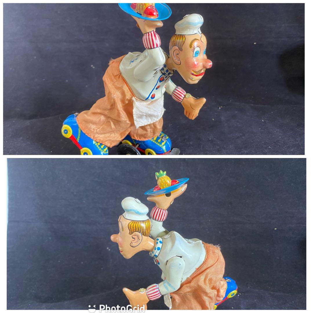 ⭐️1950年代？トープレ製シェフのスケーター/箱付きです。