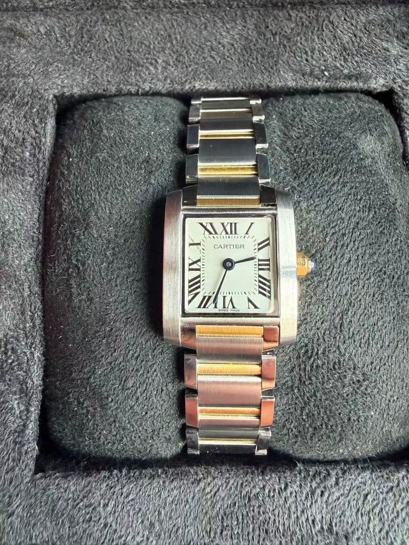 カルティエ タンクフランセーズ SM コンビ W51007Q4 SSxYG - メルカリ