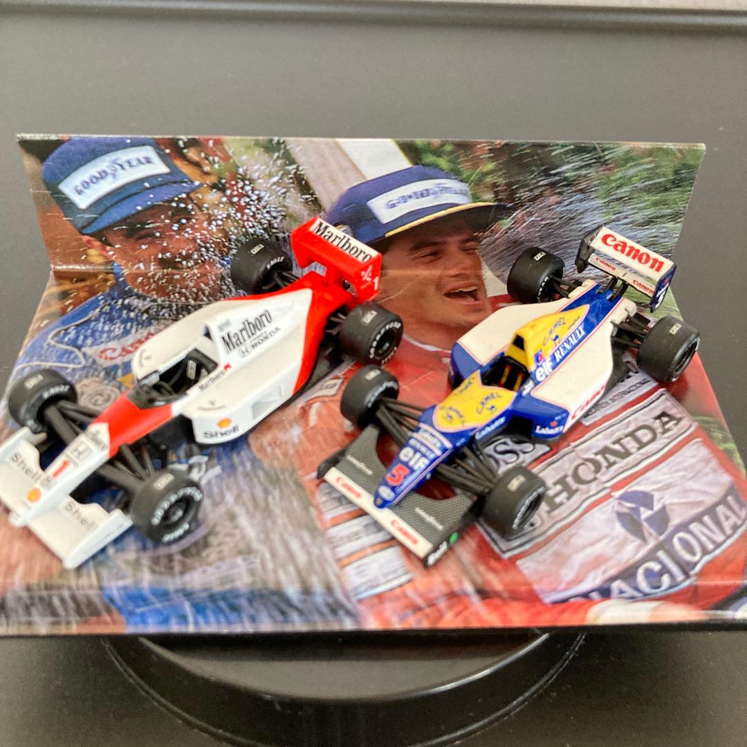 F1 MP4/6 FW14 アイルトンセナ マンセル ケースは ミニチャンプス