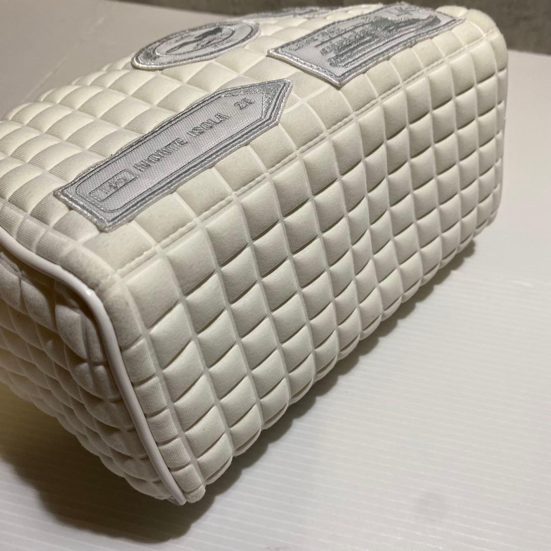 【希少】L4K3 レイク　マカロンバッグ　2WAY 　ホワイト　パッチ　完売品