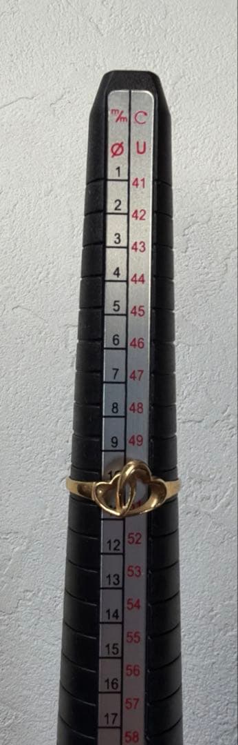 K18 ハート リング 10号