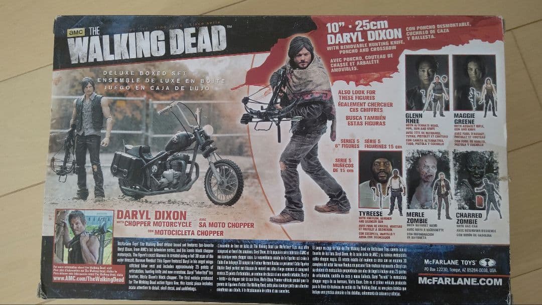 WALKING DEADウォーキングデッド ダリル　フィギュア チョッパーバイク