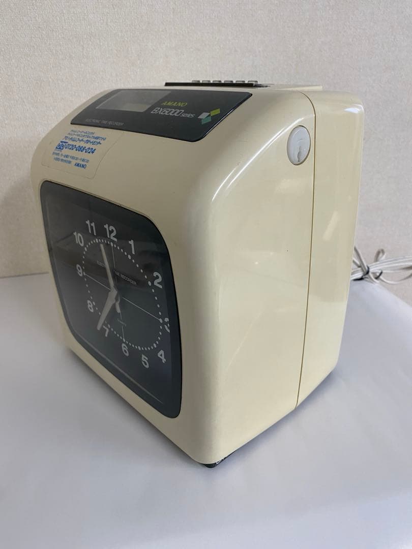 【良品】AMANO BX6000シリーズ 電子タイムレコーダー