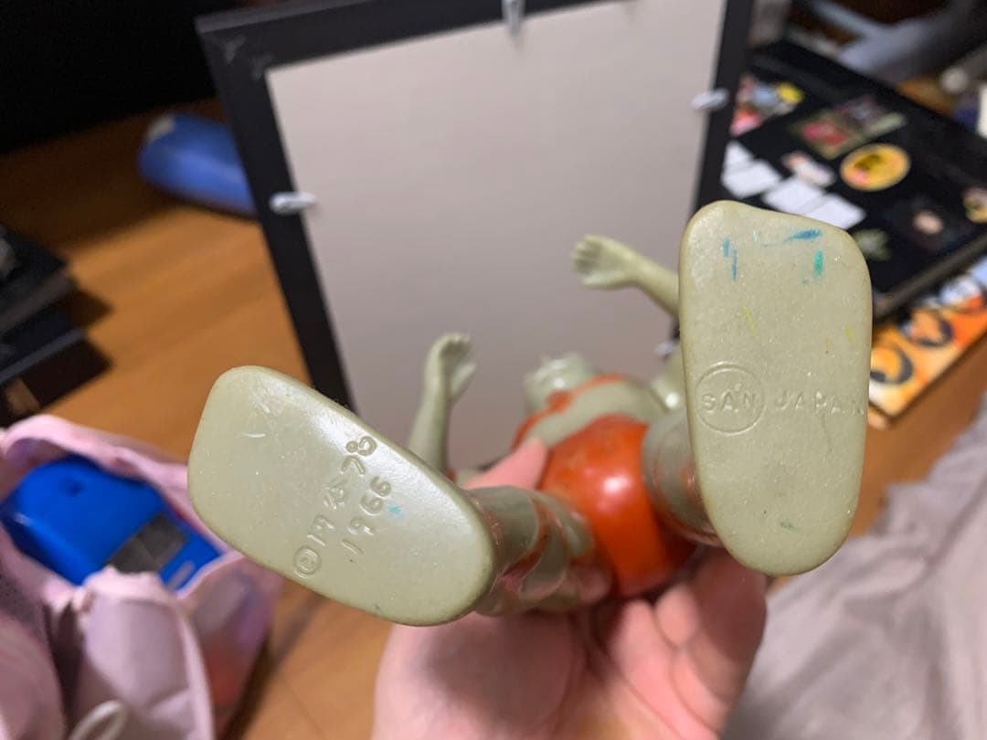 【当時物】マルサン　ウルトラマン　大サイズ　450円サイズ　当時物　ソフビ