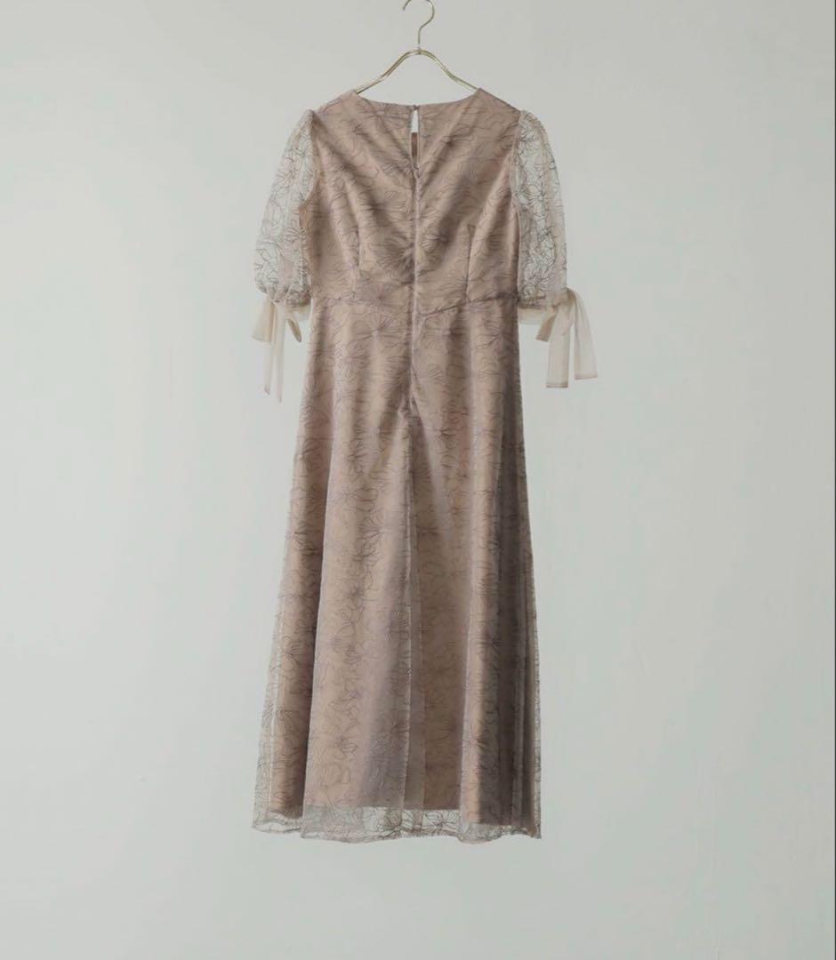 kana オケージョン結婚式パーティード レス Aラインワンピースレース