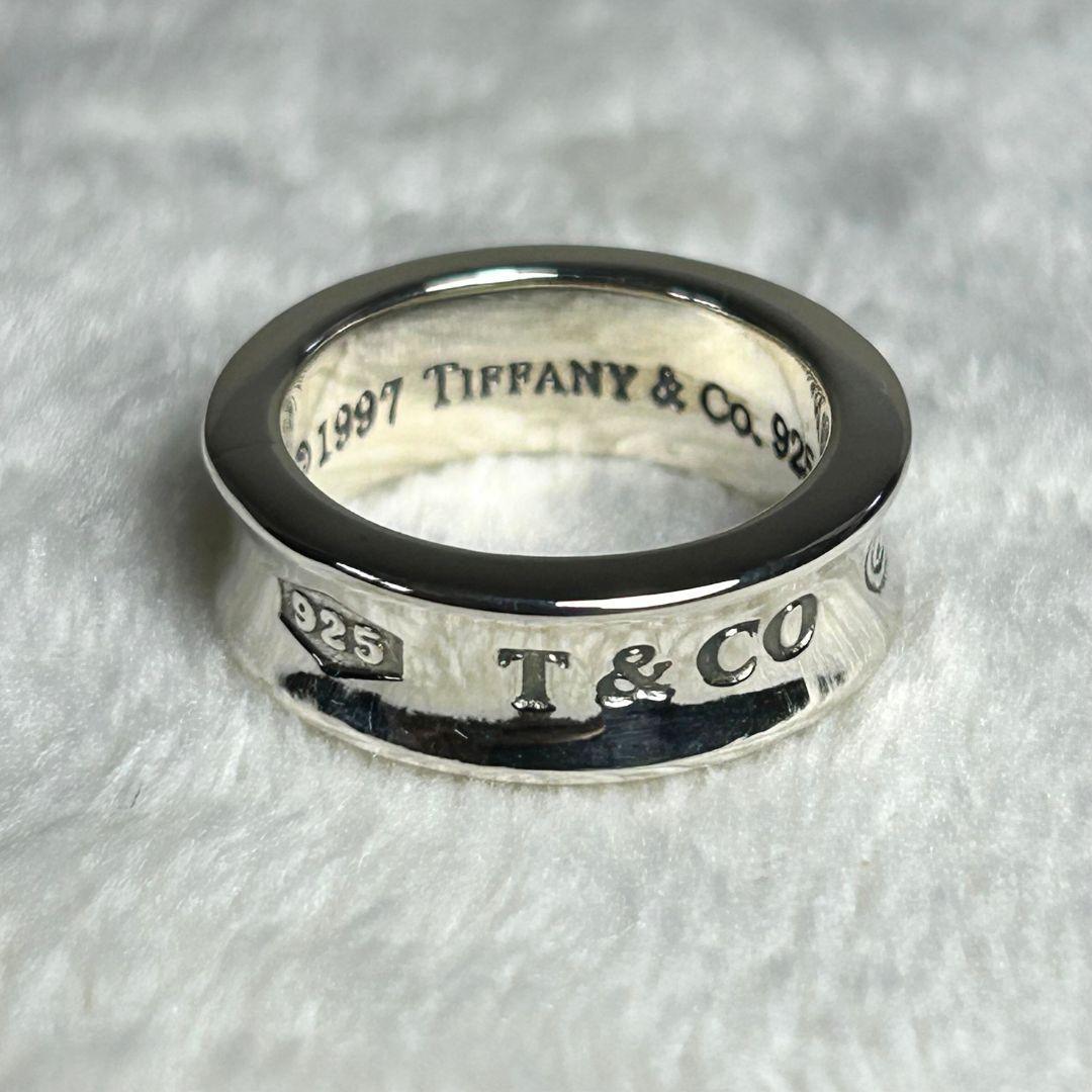 【極美品】ティファニー 1837 ナローリング 9.5号 SV925 保存袋
