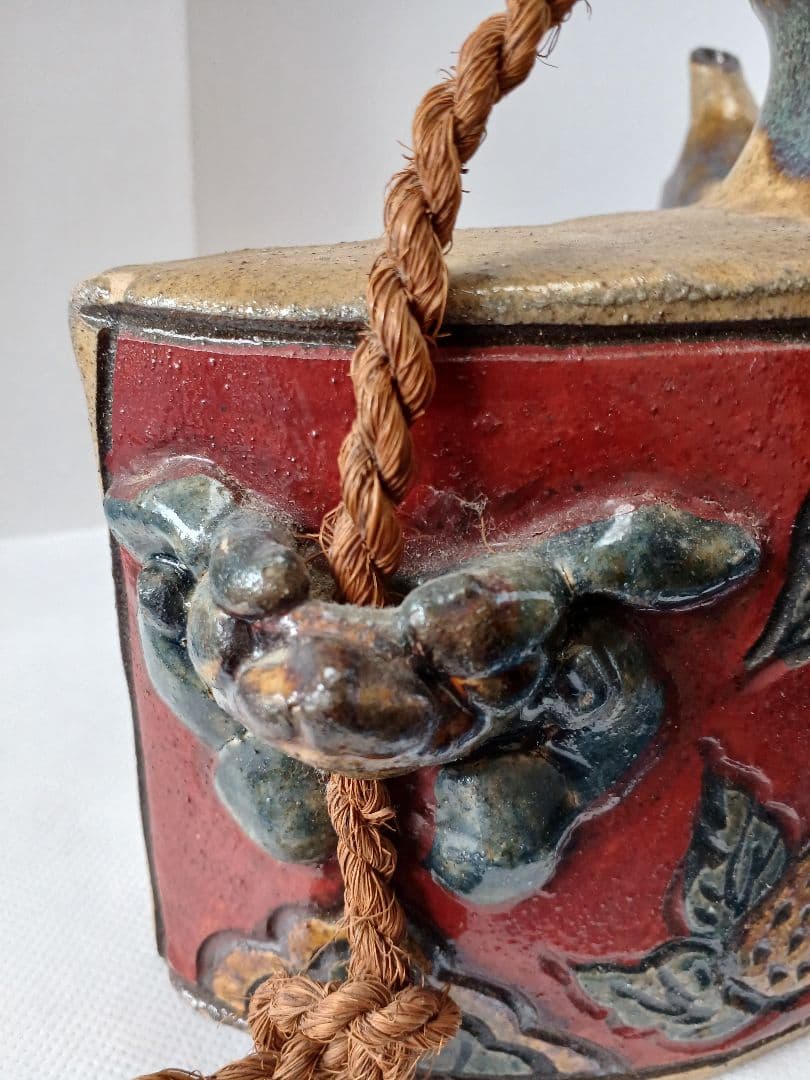 琉球壺屋焼　小橋川清正　抱瓶