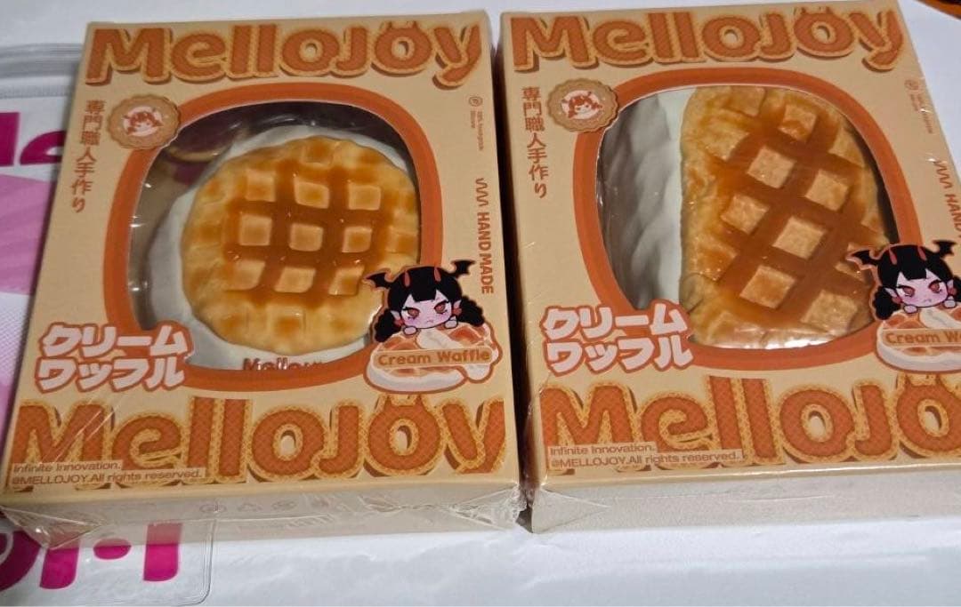 Mellojoy 新クリームワッフル　まる　スクエア　新品未開封
