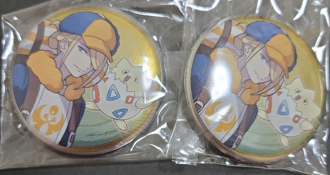 ポケモンセンター ウォロ トゲピー 缶バッジ コレクション 2点 ヒスイ