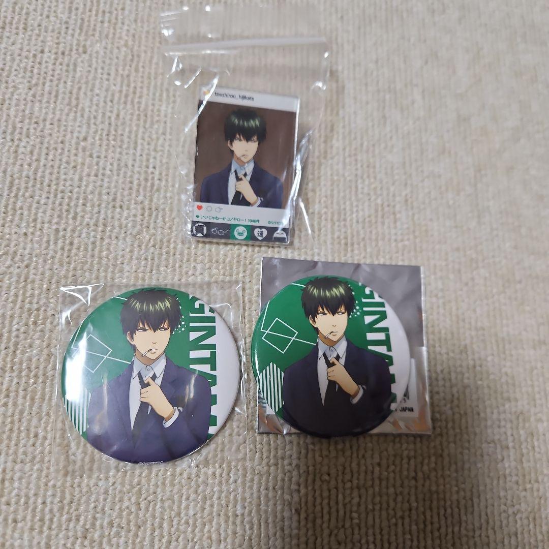 銀魂 OIOI コラボ 土方 缶バッジ 銀魂 マルイ ポップアップストア 陰陽