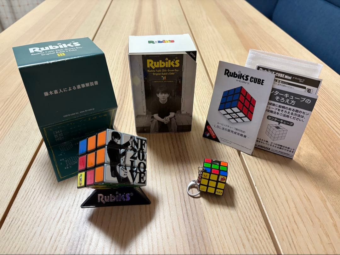 Rubik's ルービックキューブミニ キーホルダー付き 藤木直人 - メルカリ
