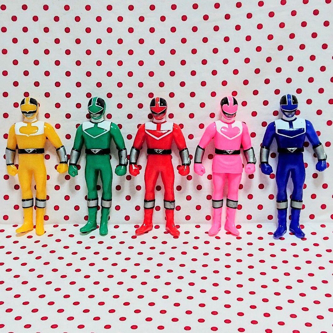 未来戦隊タイムレンジャー フィギュア 5体セット 2000年 約12.5cm