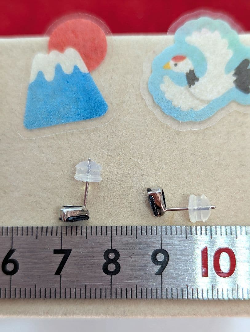 PT900 天然 サファイア ピアス 0.90ct