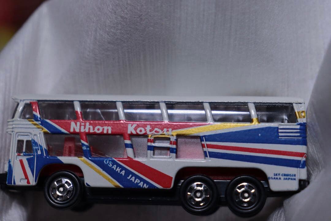 日本製　トミカ　外国車シリーズ　ネオプランバス　スカイライナー　青箱　F37