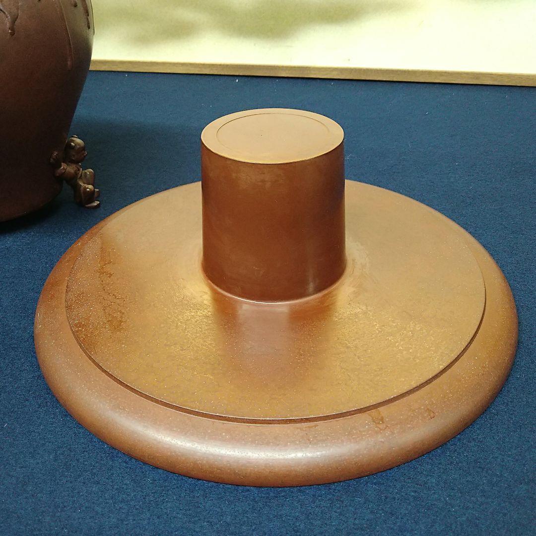 AG63 中光作 薄端 唐子 花入 花器 唐銅製 華道具 - SARAMILLER.STUDIO